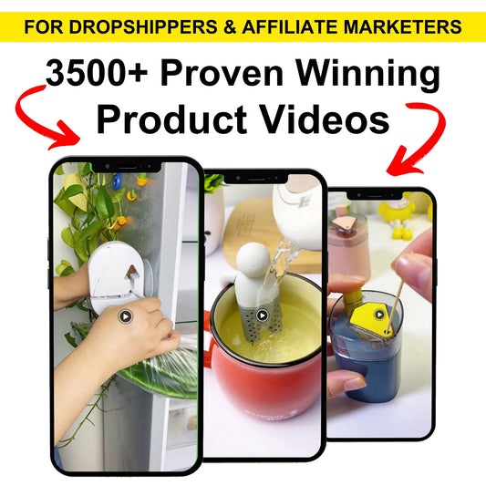 3500 Plus Done For You Proven Winning Dropshipping Product Videos